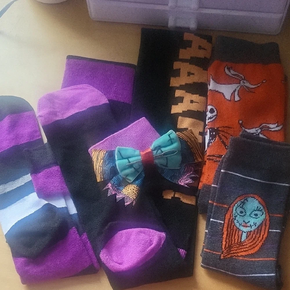 Colorful Patterned Socks Set - Picture 1 of 5